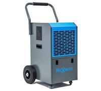 Deshumidificador profesional 50L / 70L / 138L por día, secador de construcción con drenaje continuo, depósito de agua 5,5L / 10L, pantalla LED, temporizador, R290, para sótano, garaje, almacén (50L)