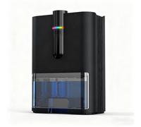 Deshumidificador Silencioso, 2500ML Deshumidificador Eléctrico para habitaciones de 80m², Descongelación Automática, Apagado Automático, para Dormitorios, Baño, Auto, 800ML/24H