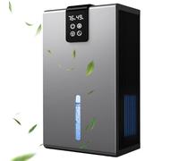 Deshumidificador silencioso, purificador de aire de 2200 ml, luz LED de 7 colores con control remoto, modo de suspensión, adecuado para sótano de dormitorio de baño de RV