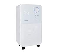 Deshumidificador y purificador de aire Noaton DF 4114, máximo 13,5 l/día, para espacios de hasta 25 m²/63 m3, máximo 180 W, Drenaje Continuo, Secado de Ropa, Temporizador 24h, Filtro de Carbón, R290