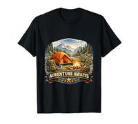 Desierto Campfire Escape Montaña Aventura Camiseta