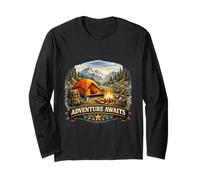 Desierto Campfire Escape Montaña Aventura Manga Larga