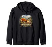 Desierto Campfire Escape Montaña Aventura Sudadera con Capucha