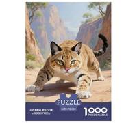 Desierto Chino 1000 Piece Puzzle Games for Adults with Extra Fun Challenges Jigsaw Puzzle Animaleses Home Decors for Boys and Girls 70x50cm/1000pcs