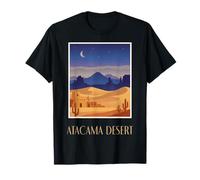 Desierto de Atacama Chile Retro Paisaje Viaje Diseño Camiseta