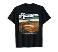 Desierto de Atacama Chile Vintage Sudamérica Desierto Viajes Camiseta gráfica económica
