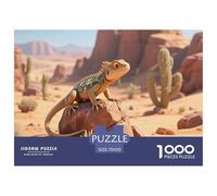 Desierto Lagarteo1000 Pieces Jigsaw Puzzles for Adults Family Game cactusFun and Challenging Home Decors Great Regalo Idea70x50cm/1000pcs