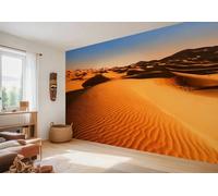 Mural Papel Pintado Fotográfico Salón 366x254 cm África Desierto Naranja Gran