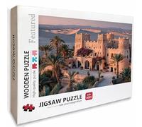 Desierto Puzzle Madera, Arquitectura Puzzle 1000 Piezas Adultos con Compact Box 75x50cm, Rompecabezas Desafiante, Juegos de Rompecabezas Creativos para Hombres Mujeres Adolescente, Regalos, X-6440
