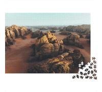 Desierto y Estepa, Paisaje Y Naturaleza, Puzzle para Adultos Y Niños, 1000 Piezas De Diversión En Familia, Un Desafío Emocionante para La Noche De Juegos 70x50cm/1000pcs