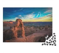 Desierto y Estepa, Paisaje Y Naturaleza, Puzzle para Adultos Y Niños, 1000 Piezas De Diversión En Familia, Un Desafío Emocionante para La Noche De Juegos 38x26cm/1000pcs