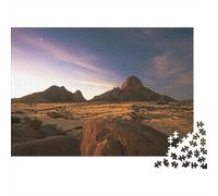 Desierto y Estepa, Paisaje Y Naturaleza, Puzzle para Adultos Y Niños, 1000 Piezas De Diversión En Familia, Un Desafío Emocionante para La Noche De Juegos 38x26cm/1000pcs