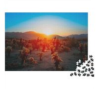 Desierto y Estepa, Paisaje Y Naturaleza, Puzzle para Adultos Y Niños, 1000 Piezas De Diversión En Familia, Un Desafío Emocionante para La Noche De Juegos 38x26cm/1000pcs