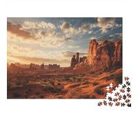 Desierto y Estepa, Paisaje Y Naturaleza, Puzzle para Adultos Y Niños, 1000 Piezas De Diversión En Familia, Un Desafío Emocionante para La Noche De Juegos 70x50cm/1000pcs