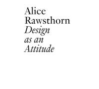 Design as an Attitude (JRP | Ringier Documents Series)