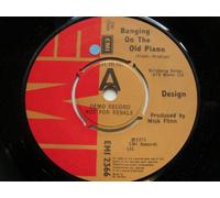 Design Banging On The Old Piano 7" EMI EMI2366 EX 1975