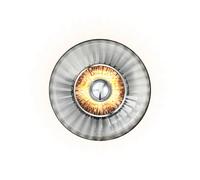 Design By Us Aplique de pared New Wave Optic Ø26 cm Smoke