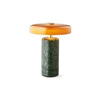 Design By Us Lámpara de mesa Trip Ø17x21 cm mármol Verde musgo-ámbar