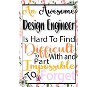 Design Engineer Gift: A Great Notebook Journal Birthday Present Idea For Women Friend or Coworkers