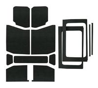 Design Engineering 050178 Boom Mat - Kit completo de amortiguación de sonido negro compatible con Jeep Wrangler JL de 4 puertas (2018 en adelante)