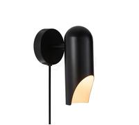 Design for the People Rochelle, lámpara de pared, negro , artículo en fin de serie