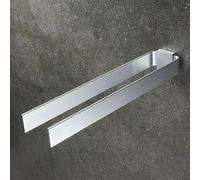 Design Hamburgo Toallero Doble | 42 cm | Plateado | de Pared