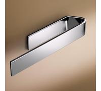 Design Hamburgo Toalleros de Baño sin Taladro | Toallero Adhesivo para baño y Cocina | Cuelga Toallas Baño Adhesivo (Cromo, 22 cm)