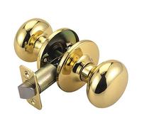 Design House 753269 Cambridge - Pomo para puerta (2 vías, latón pulido)