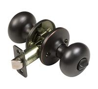 Design House 753459 Cambridge - Pomo de puerta de privacidad ajustable de 2 vías, bronce aceitado