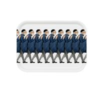 Design House Stockholm Bandeja rectangular Uncle Blue 20 x 27 cm
