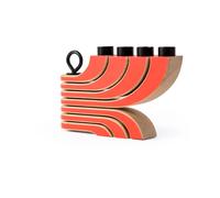 Design House Stockholm Candelabro Nordic Light. 4 brazos Rojo
