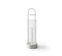 Design House Stockholm Farol para velas Lotus Hurricane blanco