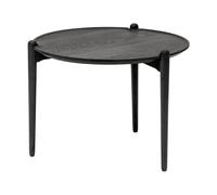 Design House Stockholm Mesa auxiliar alta Aria 46 cm Negro roble
