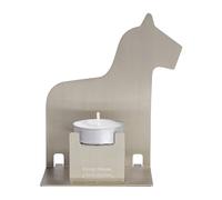 Design House Stockholm Portavelas Pop-up caballo de Dalarna Acero inoxidable