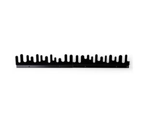 Design House Stockholm Set de 2 percheros de pared Wave negro