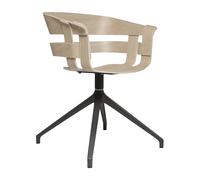 Design House Stockholm Silla de oficina Wick Chair roble-patas de metal