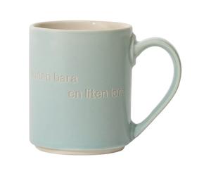 Design House Stockholm Taza Astrid Lindgren. annars är man ingen människa texto sueco