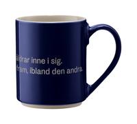 Design House Stockholm Taza Astrid Lindgren. man har ju alla åldrar Texto sueco