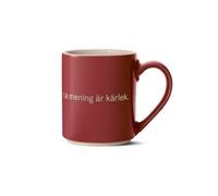 Design House Stockholm Taza de Astrid Lindgren. ja. jag tror att livets… Texto sueco