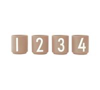 Design Letters 4 Tazas espresso Design Letters Beige