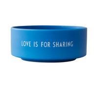 Design Letters Bol snack Design Letters Ø12 cm Love-cobalt blue
