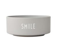 Design Letters Bol snack Design Letters Ø12 cm Smile-grey