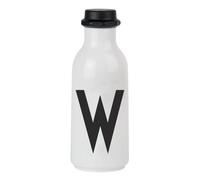 Design Letters Botella de Agua Blanco 500 Ml (A-Z) | Botella Agua para Niño, Adults | Botellas Agua Niños Colegio Libre BPA/BPS | Garrafa Agua Personalizada | Botella Agua Irrompible a Prueba de Fugas
