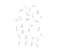 Design Letters Caja con letras Design Letters letras blancas