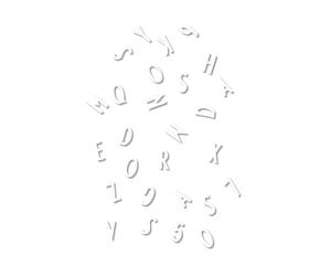 Design Letters Caja con letras Design Letters letras blancas