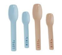 Design Letters Cuchara Design Letters favorit mini 4 piezas Light blue