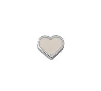 Design Letters Esmalte Charm, Corazón (Plata/Desnudo)