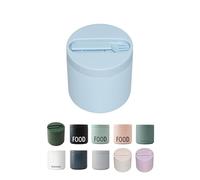 Design Letters Fiambrera Termica | Fiambrera acero inoxidable para bebés, niños y adultos | Loncheras De Trabajo Ideal Para Oficina | Ideal Para Regalar | Incluye Suchara y Fenedor | 520 Ml