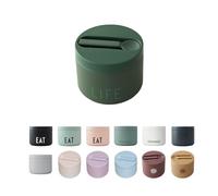 Design Letters Fiambrera Termica | Fiambrera acero inoxidable para bebés, niños y adultos | Loncheras De Trabajo Ideal Para Oficina | Perfecto para regalar | Lunch Box Incluye cuchara/tenedor