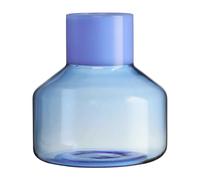 Design Letters Jarrón Generous mediano Ø13 cm Milky blue-blue